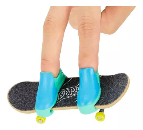 Skate De Dedo Hot Wheels Fingerboard Profissional Com Tênis