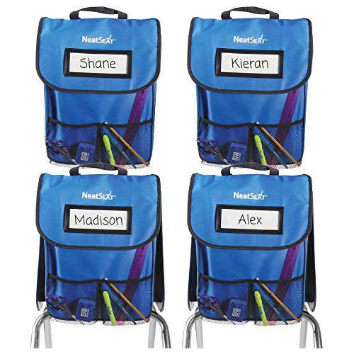 Organizador De Silla Aula Neatseat, Etiqueta Grande, Bo...