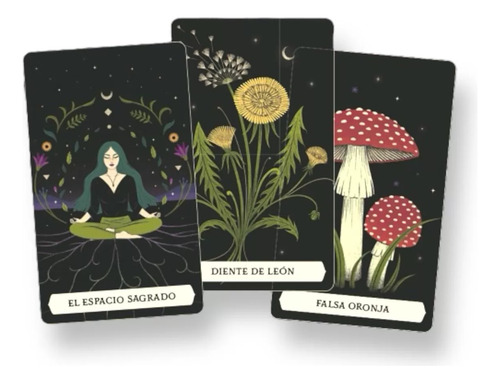 Oráculo Secreto De La Bruja Verde Cartas + Libro Guía