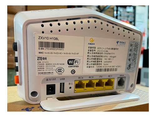 Modem Router Wifi Zte Completo 3 En 1 Intenet