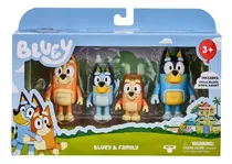 Comprar Bluey Set 4 Figuras Bluey Y Familia Original