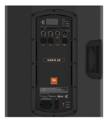 Caixa Profissional Jbl Max12 350w Ativa Bluetooth