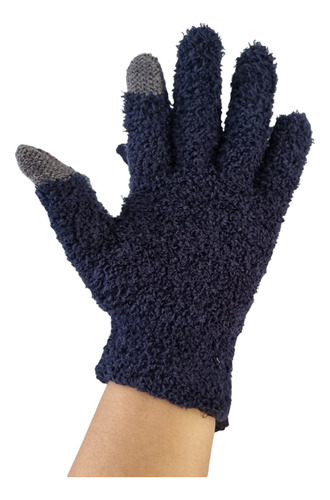 Guantes Juvenil Mágicos Chenille Touch Screen Táctil Cel.