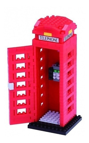 Nanoblock Cabina Telefónica Londres Ármalo Tú Mismo Armable