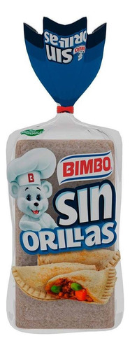 Pan Blanco Bimbo Sin Orillas 450g