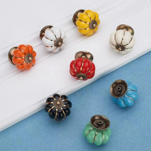 7 Piezas Manija Muebles Mango De Cerámica Pomos Cajón