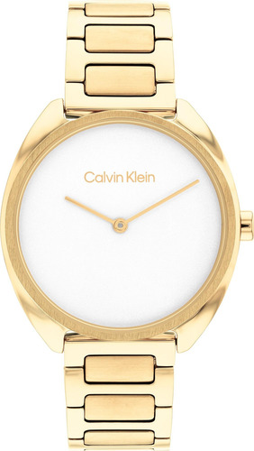 Reloj Calvin Klein 25200276 Dorado Dorado Blanco