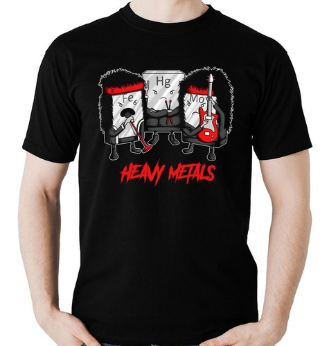 Imagem 1 de 6 de Camiseta Rock Preta Heavy Metal Pesado Banda Camisa Promoção