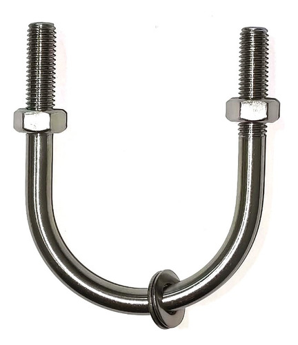 Jgo De 10pzs Abrazadera Tipo U Inox 304 De 1 1/2pg