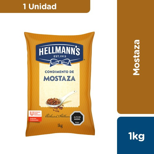 Mostaza Hellmann's Bolsa 1 Kg