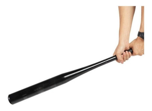 Imagen 2 de 3 de Bate Negro Aluminio 63 Cm