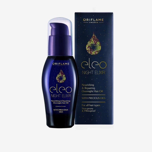 Imagen 3 de 3 de Aceite Cabello Eleo Oriflame Capilar Repara Night Elixir