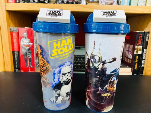 Coleccionable Set 2 Vasos Promo Cinemex Han Solo Star Wars