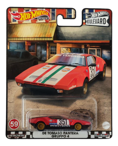 De Tomaso Pantera Boulevard Hot Wheels Premium 59 Carreras