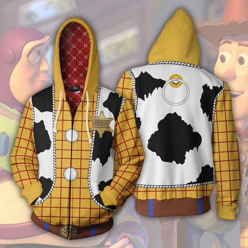 Toy Story Sherif Woody Sudadera Con Cremallera Chaquetas Cos