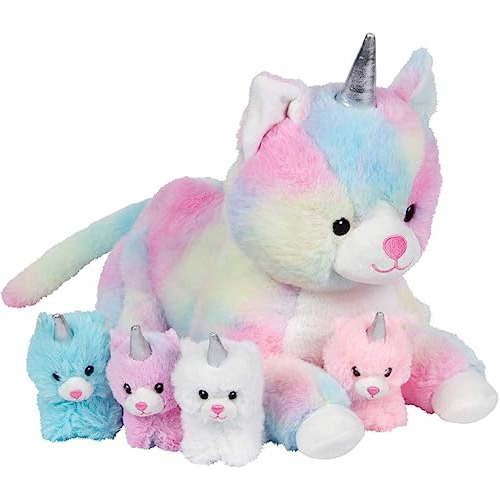 Snugababies Unicorn Kitty Cat Animales De Peluche Niña...