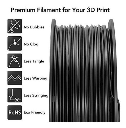 Pla 3d Filamento Impresora 0.069 in Material Impresion