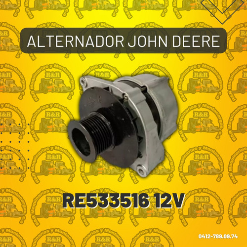Alternador John Deere Re533516 12v