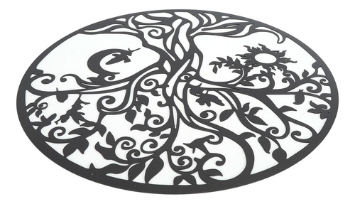 Arte De Pared De Metal Para Colgar Con Forma De Árbol De La