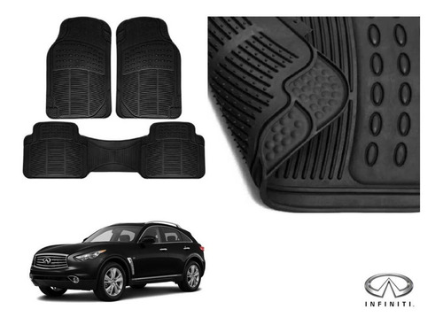 Tapetes Uso Rudo Infiniti Qx70 2016 Rubber Black Original