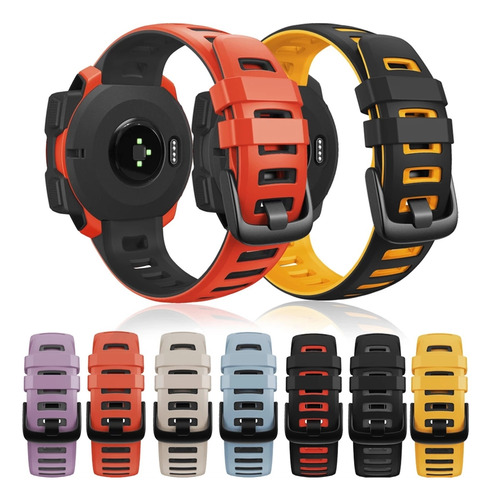 Reloj De Silicona Correas Para Garmin Instinct Watch Smart