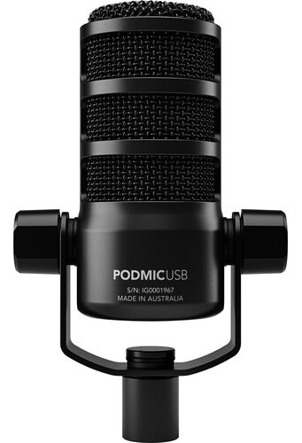 Rode Microfono Podmic Usb Dynamic Broadcast Microphone Color Negro