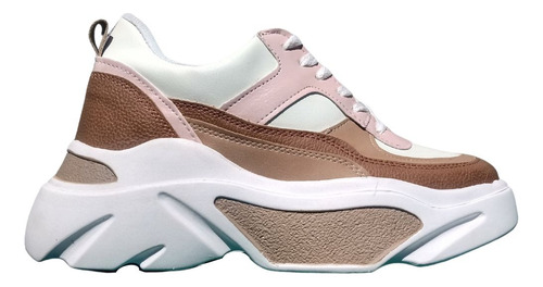 Sneakers Plataforma Alta De Mujer Pelegrina