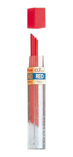 Grafite Colorido Vermelho 0.7mm Pentel Colors Hi-polymer