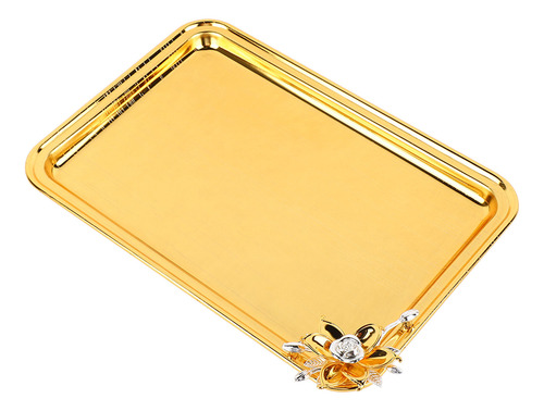 Mesa De Servir De Metal Com Decoração Luxuosa Em Estilo Euro