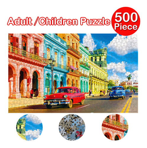 Juego De Rompecabezas Grande V Adults Puzzles De 500 Piezas