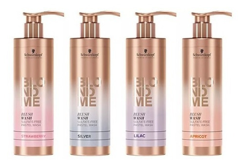 Shampoo Schwarzkopf Blond Me Blush Wash Strawberry 250 Ml