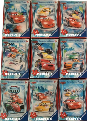 Cars Puzzle 54 Piezas 20x13cm En Caja Ver Diseños