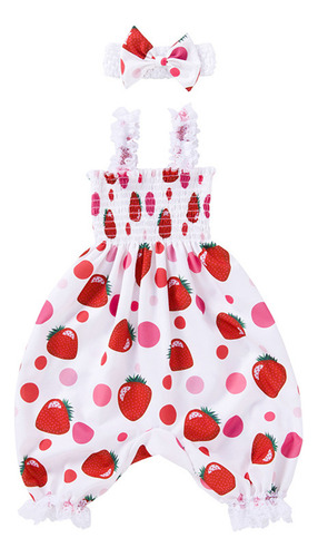 Conjunto De Mono Con Diadema Para Niñas Y Niños G397 Summer