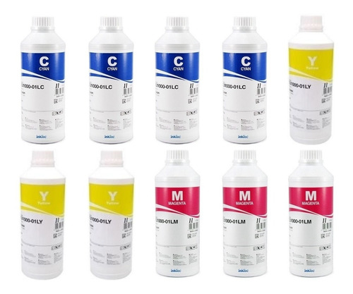 10 Litros Tinta Inktec Para Epson L355 L365 L375 L395       