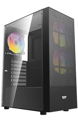 Gabinete Gamer Aigo Darkf A290 Mesh Argb M-t Lat Vidro C/ 3f