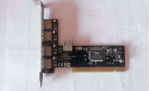 Tarjeta Encore Pci Enlusb2-5pci-br Con 4 Puertos Usb 2.0