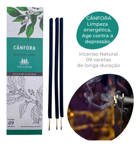 Incenso Nirvana - Linha Tradicional - Aromas Fragrância Câora