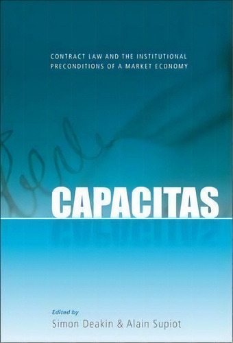 Capacitas, De Simon Deakin. Editorial Bloomsbury Publishing Plc, Tapa Dura En Inglés