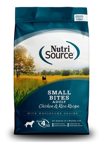 Nutri Source Small B Chicken & Rice 15lb Alimento Para Perro