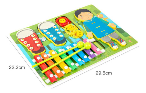 Busy Board Para Niños, Juguete Sensorial Busy Board Montesso