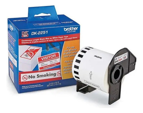 Cinta Brother Dk-2251 Impresora Ql-800 62mm X 15mts (2.4 )