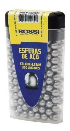 Esferas De Aço Original Rossi 4,5mm 0,35g - 300 Unindades