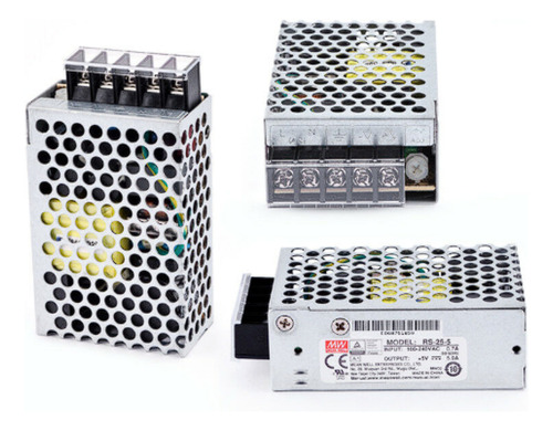 Fuente Meanwell De Poder Industrial 25w 12v 2.1a Rs-25-12