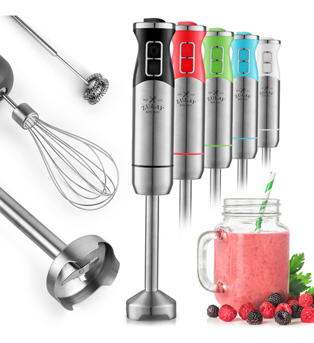 Licuadora De Inmersión Zulay Kitchen Durable Con Acero Inoxi