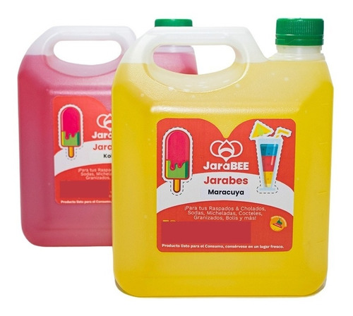 Imagen 6 de 6 de Esencias Para Raspados, Botella 4 Lit - L a $20875