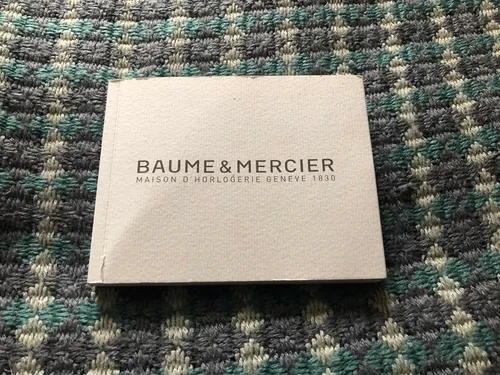 comprar Manual Reloj Baume & Mercier