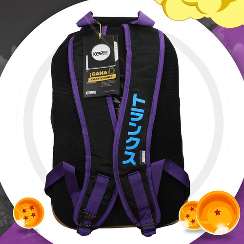 Imagen 2 de 6 de Mochila Trunks Dragon Ball Z Escolar Laptop Edicion Especial