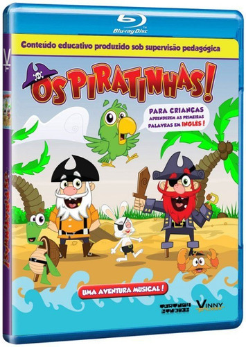 Blu-ray Os Piratinhas - Para Crianças Aprenderem Inglês