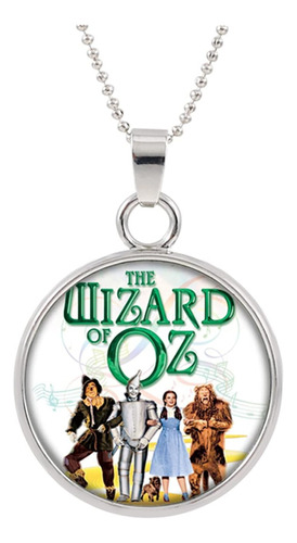 Collar Twin Six Wizard Of Oz, Colgantes De Metal De Dibujos 