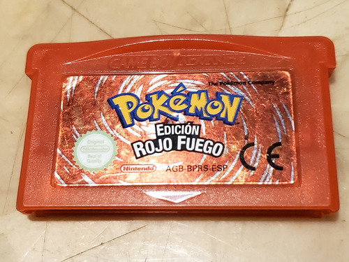 Pokemon Fire Red Original Europeo Gba Game Boy Advance